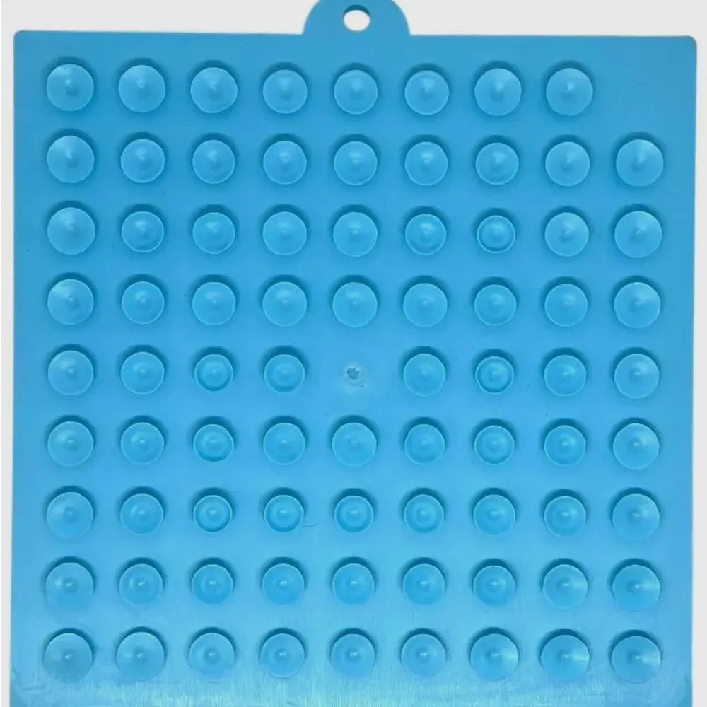 SodaPup Hold’em Suction Cup Holder Blue Non-Slip Base for Lick Mats Slow Feeders